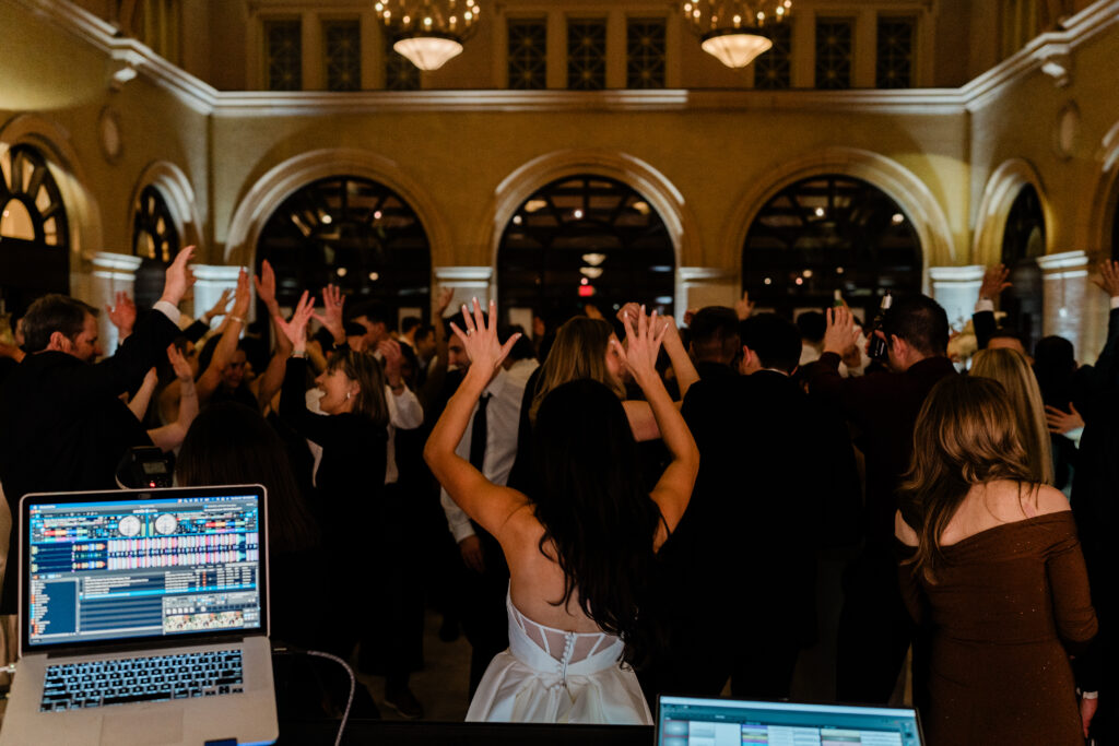 All Bride's on Deck, letting the bride shine as a world-class DJ in Minneapolis