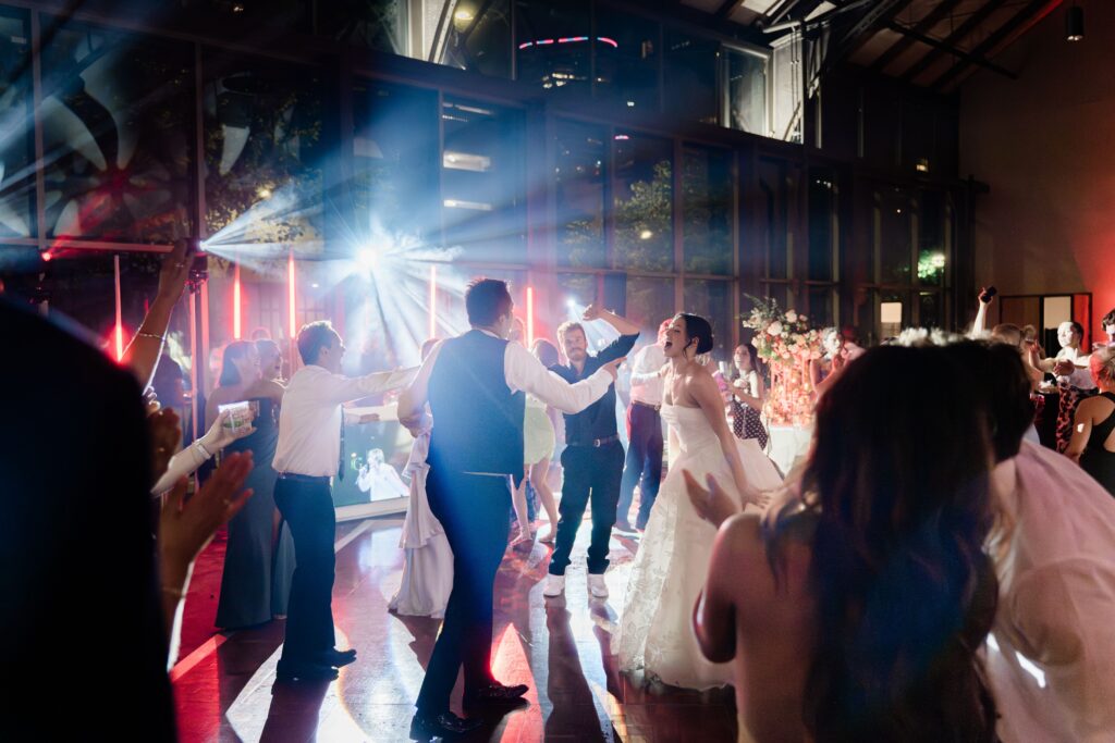 Bride and Groom dancing the night away at The Depot Minneapolis