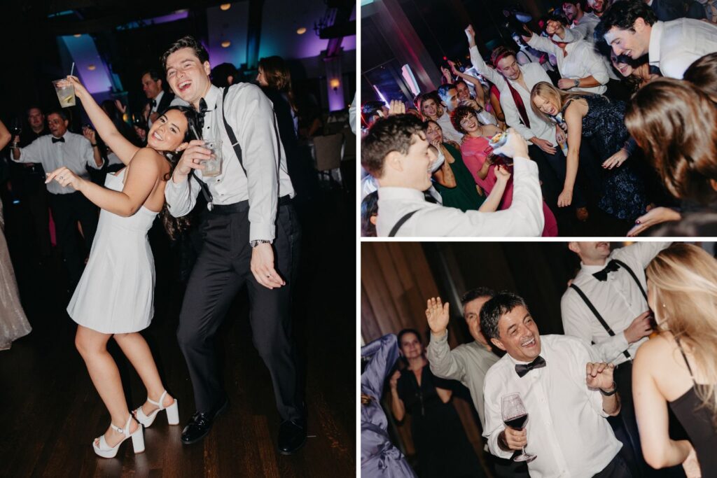 Guests dancing at a wedding DJ Edina MN reception